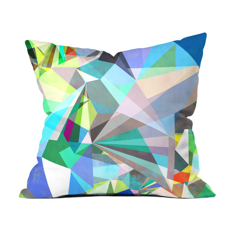 Colorflash 5 X // Throw Pillow (18" x 18")