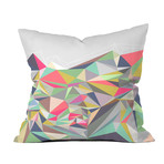 Graphic 199 X // Throw Pillow (18" x 18")