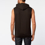 Sleeveless Community Hoodie // Black (M)