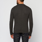 Collin Cashmere Blend Cardigan // Charcoal (S)