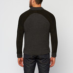 Oliver Bomber Cashmere Jacket // Charcoal (S)