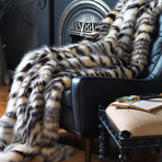 Limited Edition Faux Fur Throw // Tiger (60" x 86")
