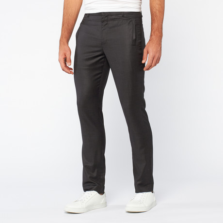 Albert Wool Blend Pant // Charcoal (30WX32L)
