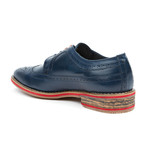 Leather Wing-Tip // Navy (US: 9)
