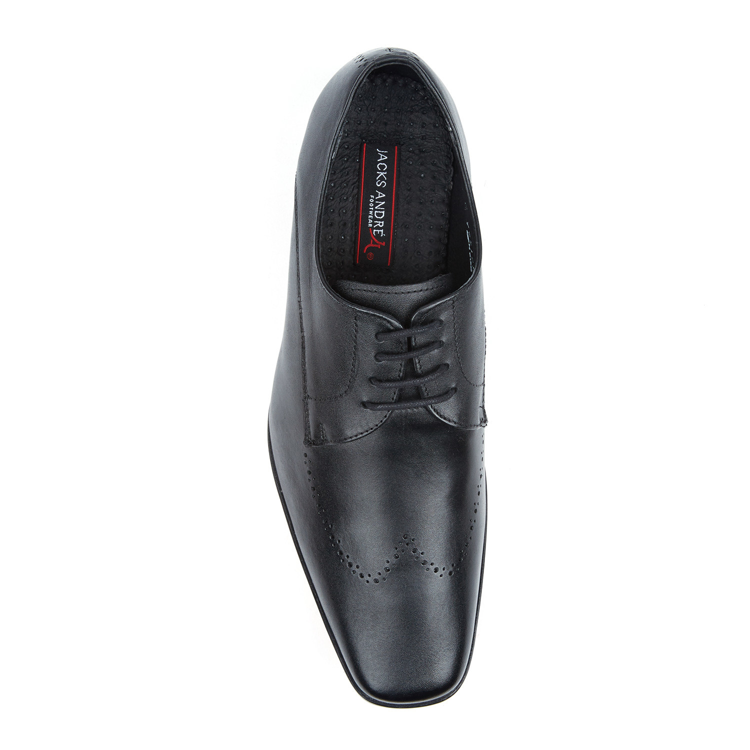 Perforated Wing Toe // Black (US: 12) - Jacks André Shoes - Touch of Modern