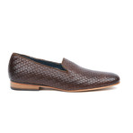 Basket Weave Loafer // Brown (US: 12)