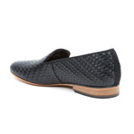 Basket Weave Loafer // Black (US: 13)