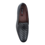 Basket Weave Loafer // Black (US: 9)