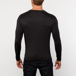 Brixton Long-Sleeve V-Neck Tee // Black (M)