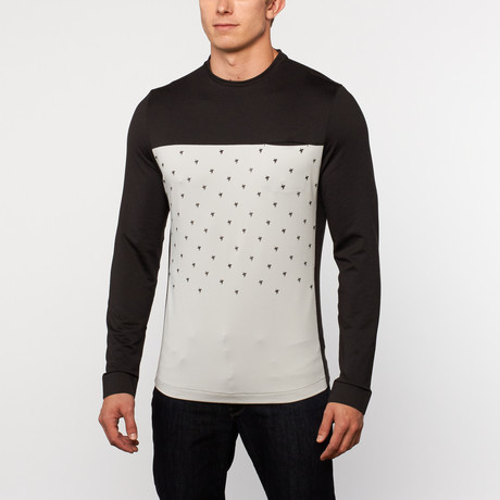 Brixton Pullover // Black Heather + Lunar (S)