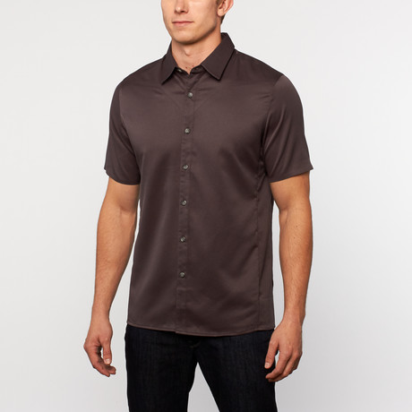 Austin Short-Sleeve Button-Up // Shadow (S)