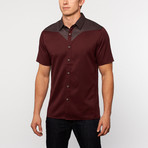 Austin Short-Sleeve Button-Up // Barolo + Shadow (M)