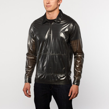 Bristol Pullover Windbreaker // Black (S)