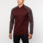 Mid City Long-Sleeve Button-Up // Barolo + Shadow (XL)