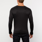 OC Long-Sleeve V-Neck Tee // Black (M)