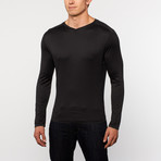 OC Long-Sleeve V-Neck Tee // Black (M)