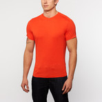 LA V-Neck Tee // Thai Chili Heather (L)