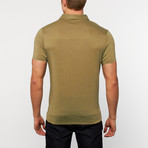The Weekender Polo // Olive Heather (L)