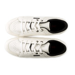 White Lace-Up Sneaker // White (41)