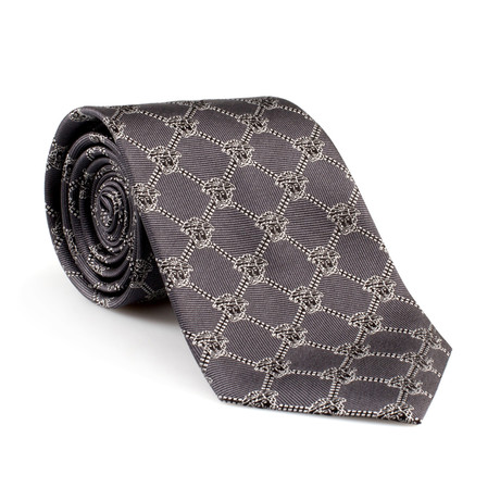 Cole Silk Tie // Grey