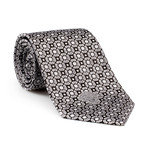 Silk Tie // Grey Grid