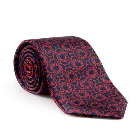 Caesar Silk Tie // Red
