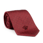 Silk Tie // Red Squares