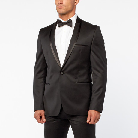 Shawl Trim Wool Tuxedo // Black (Euro: 46)