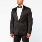 Shawl Trim Wool Tuxedo // Black (Euro: 54)