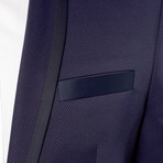 Shawl Pattern Tuxedo // Navy (Euro: 56)