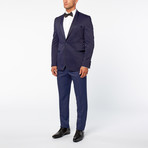 Shawl Pattern Tuxedo // Navy (Euro: 56)