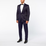 3D Pattern Tuxedo // Navy (Euro: 52)