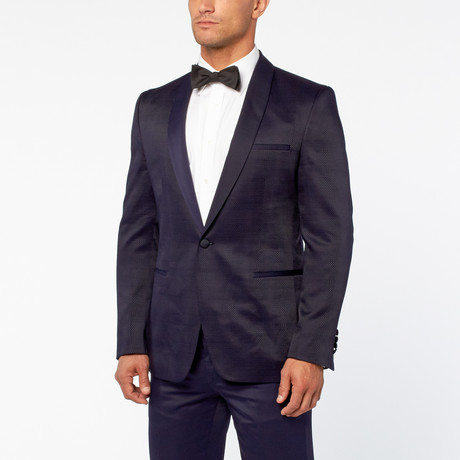 3D Pattern Tuxedo // Navy (Euro: 46)