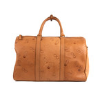 Leather Western Duffle Bag // Brown