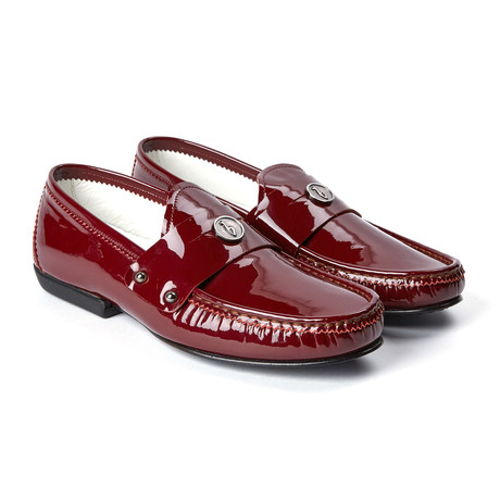 Slip-On Dress Shoes // Burgundy (Euro: 40)