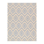 Hand-Knotted Lamb's Wool Area Rug // SA-9740 // Light Blue