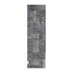 Patchwork Hand-Knotted Lamb's Wool Area Rug // 042488 // Grey