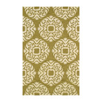 Hand-Tufted Silk Area Rug // PBW-784GLD // Gold