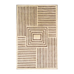 Hand-Tufted Silk + Wool Area Rug // PBW-771BG // Beige