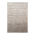 Hand-Tufted Silk + Wool Area Rug // PBW-656LG // Silver (4'L x 6'W)