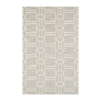 Hand-Tufted Silk + Wool Area Rug // PBW-2SAM // Light Green