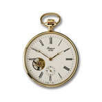 Rapport Open Face Manual Wind Pocket Watch // PW86