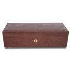 Leather 5 Watch Collector Box // Brown