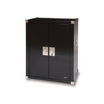 Mariner's Quad Watch Winder // Ebony with Chrome