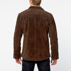 Barneys // Split Leather Jacket // Brown (M)