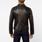 Barneys // Lamb Leather Four Pocket Jacket // Black (S)