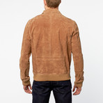 Barneys // Hardy Split Leather Bomber Jacket // Sand (M)