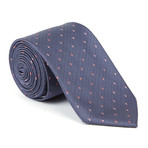 Microfiber Tie // Navy Dot