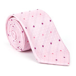 Microfiber Tie // Pink Tile