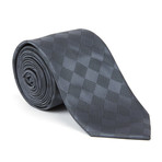 Microfiber Tie // Black Tile